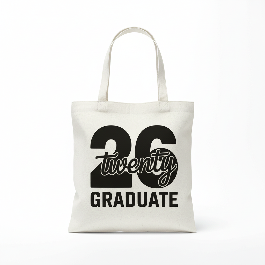 26 Twenty Graduate Tote Bag