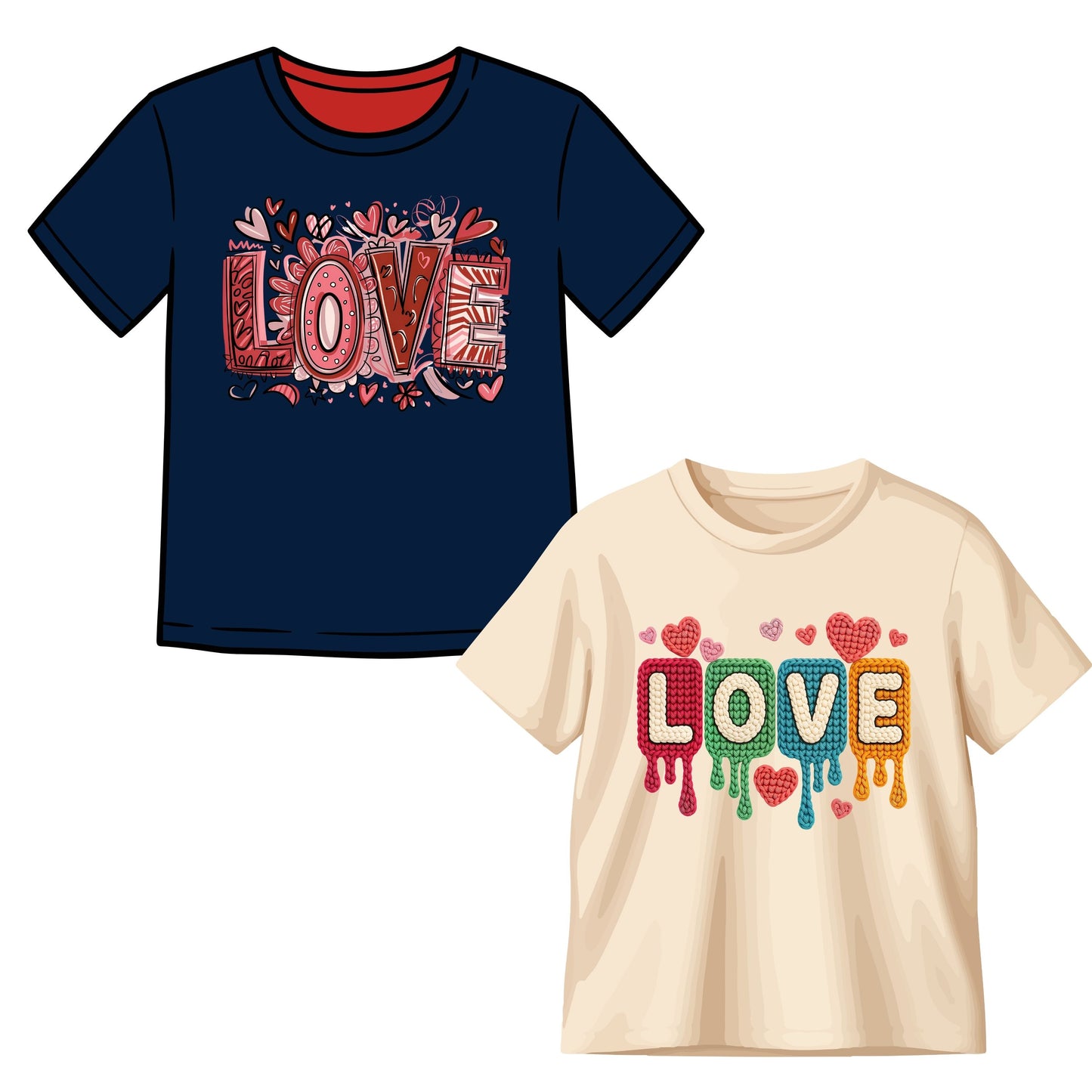 Doodle LOVE Valentine T-Shirt