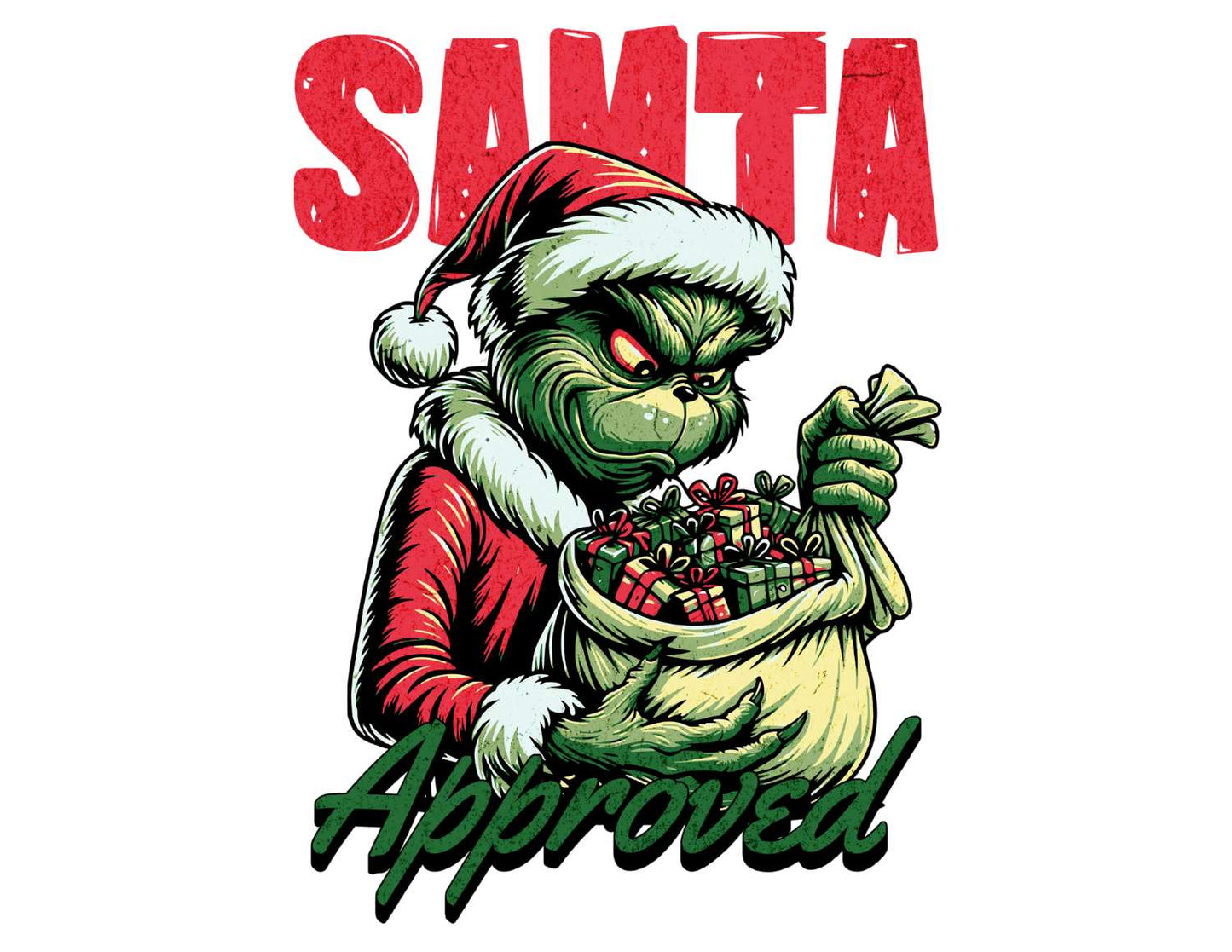 Santa Approved Grinch T-Shirt