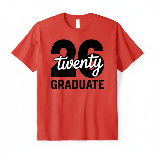 26 Twenty Graduate Red T-Shirt