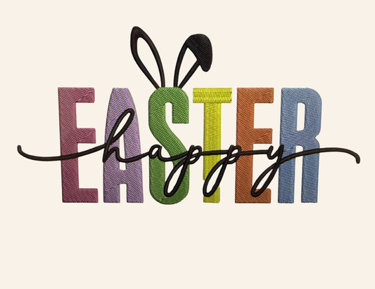Happy Easter Block Letters T-Shirt