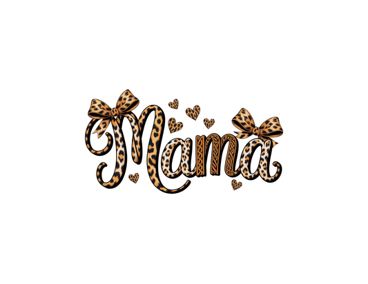 Leopard Print Mama T-Shirt