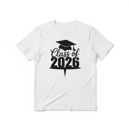 2026 Grad Cap Senior T-Shirt mockup