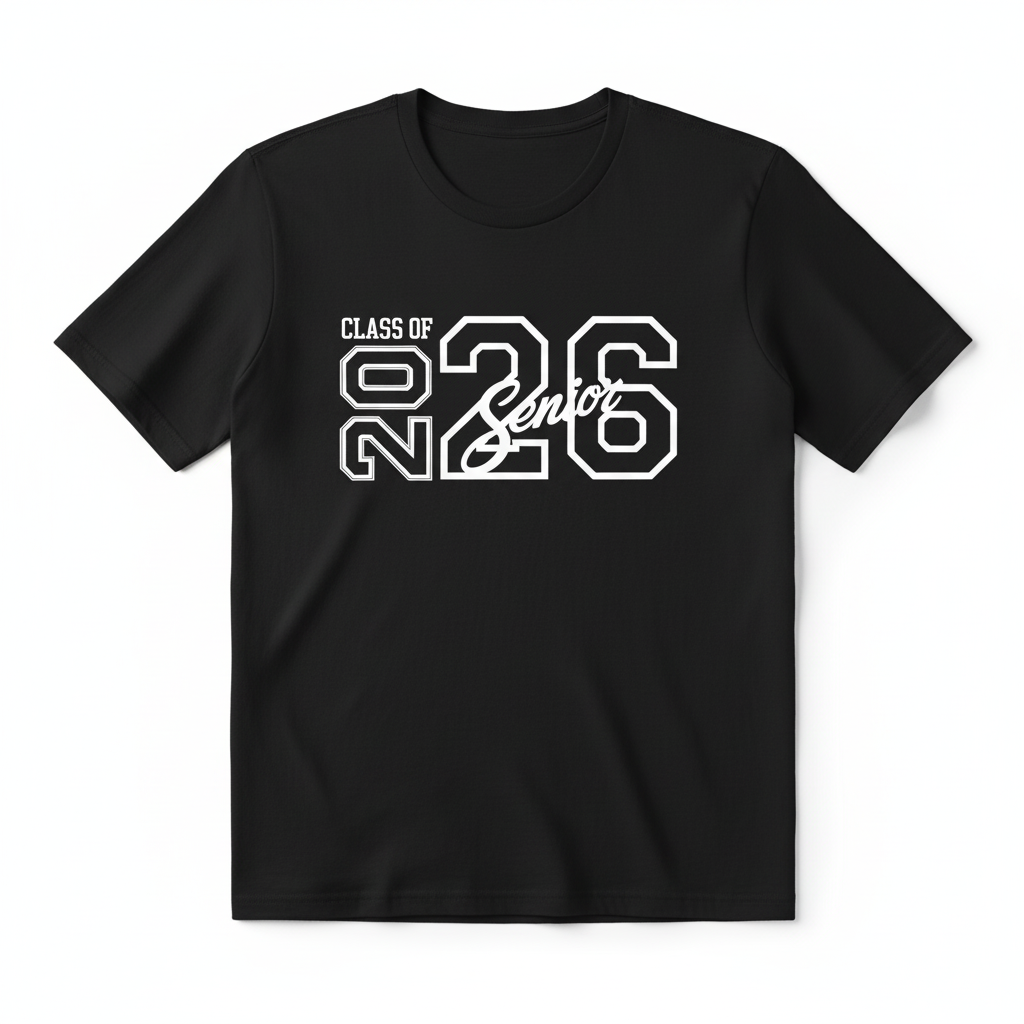Class of 2026 Senior T-Shirt mockup