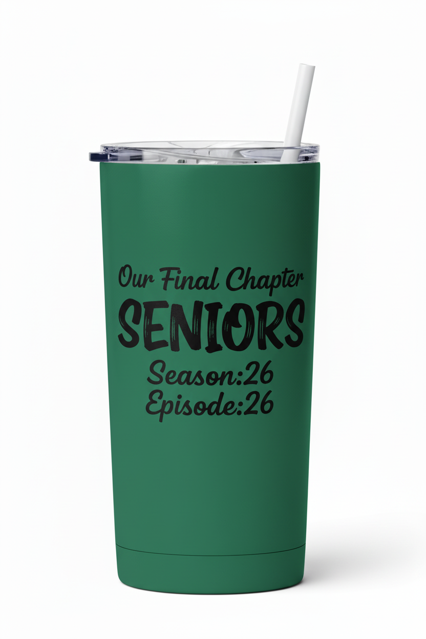Our Final Chapter Season 26 Tumbler in green