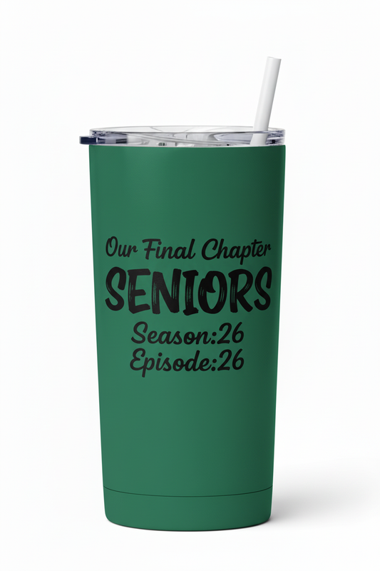 Our Final Chapter Season 26 Tumbler in green