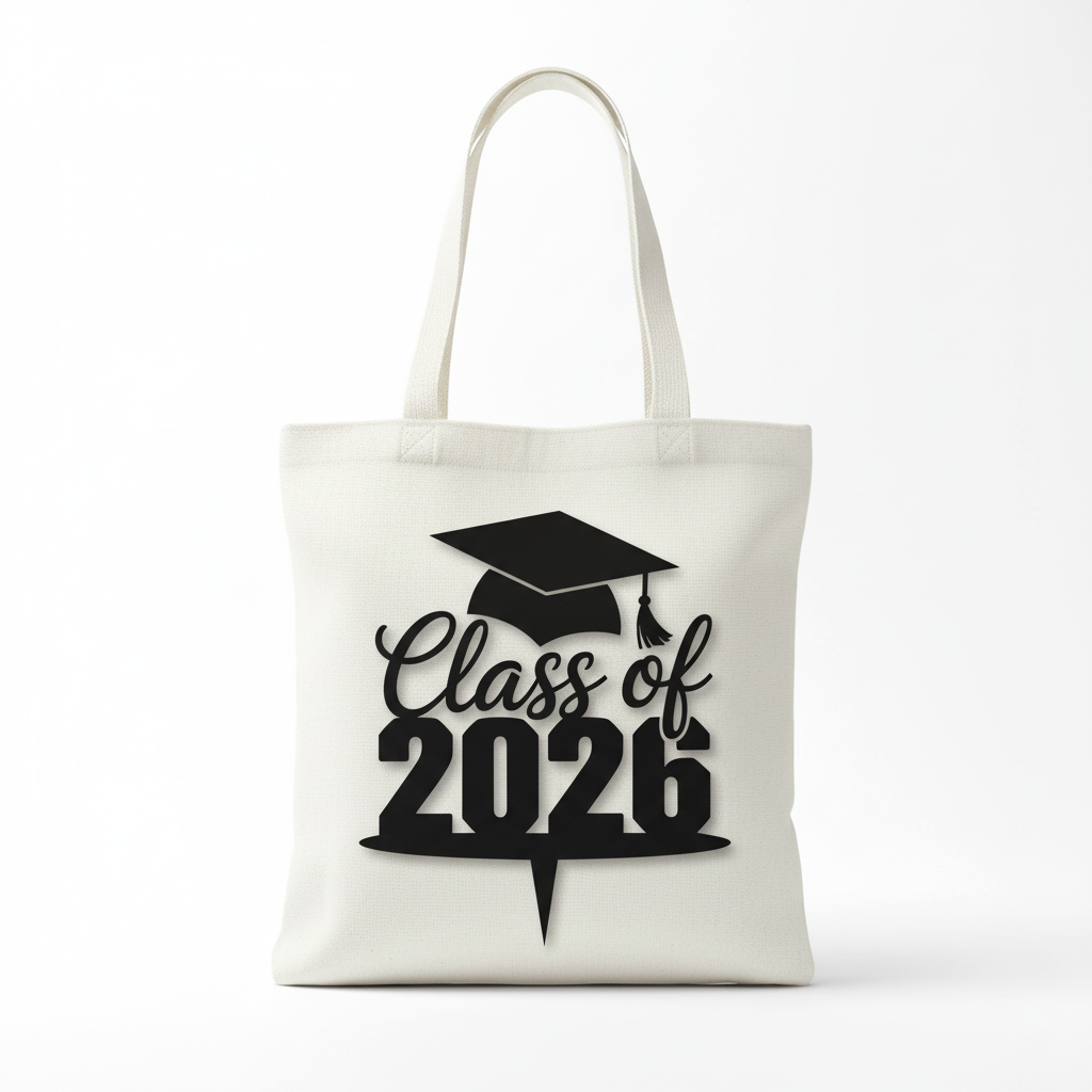 Senior 2026 Tote Bag - Design 10